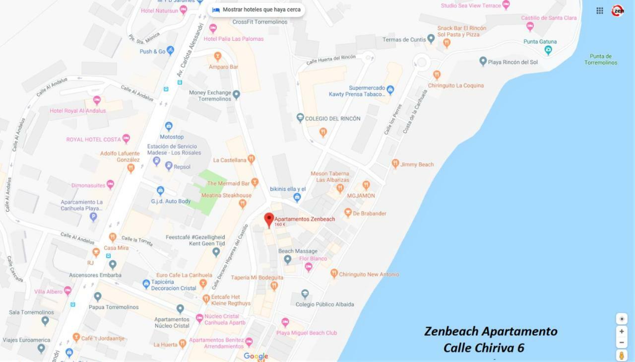 Zenbeach 1A Playa Carihuela 토레몰리노스 외부 사진